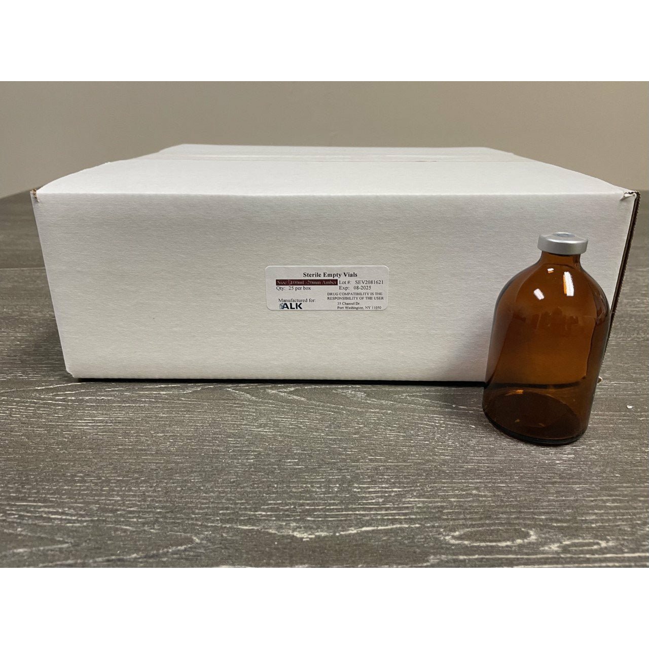 13mm & 20mm Sterile. Empty Amber Vials. ALK - Image 7