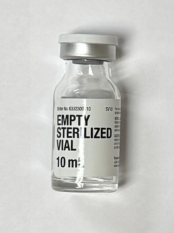 20mm. 5ml & 10ml and 16.5mm. 30ml Sterile. Empty. Clear. Glass Vials. Fresenius Kabi - Image 2