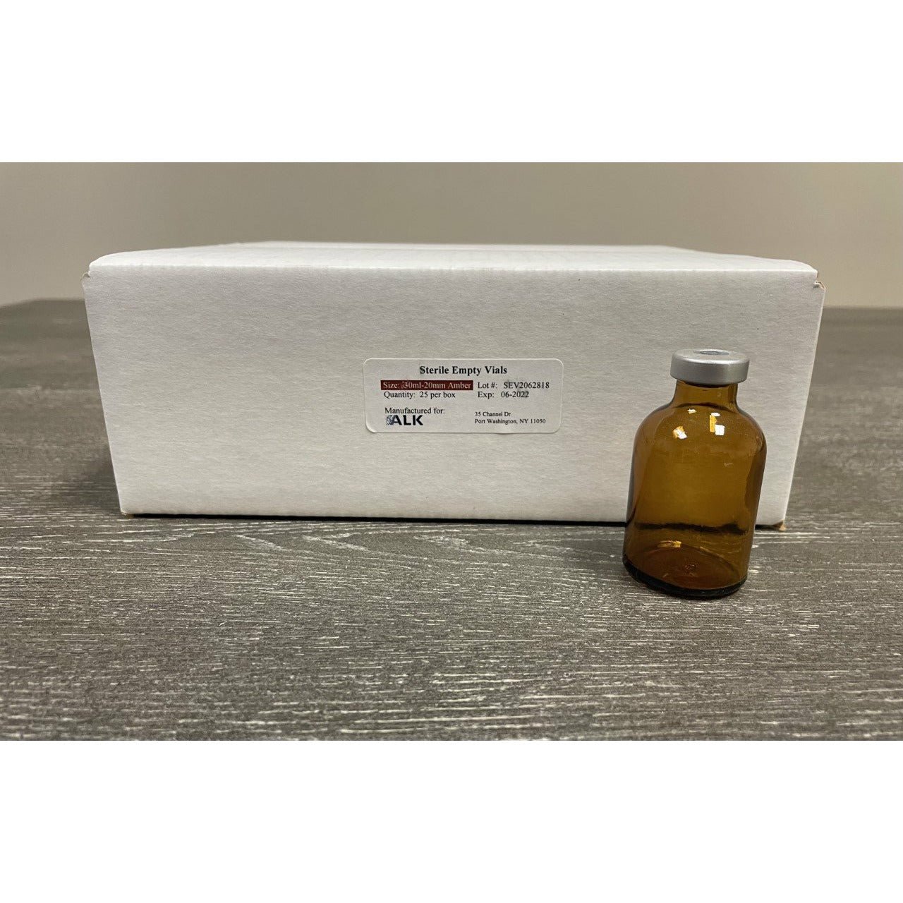 13mm & 20mm Sterile. Empty Amber Vials. ALK - Image 5