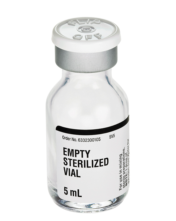 Empty Sterilized Vial - Glass (Fresenius Kabi) 5mL