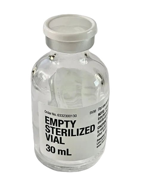 Empty Sterilized Vial - Glass (Fresenius Kabi) 30mL